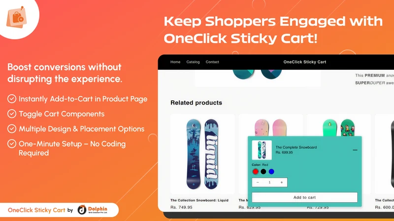 OneClick Sticky Cart