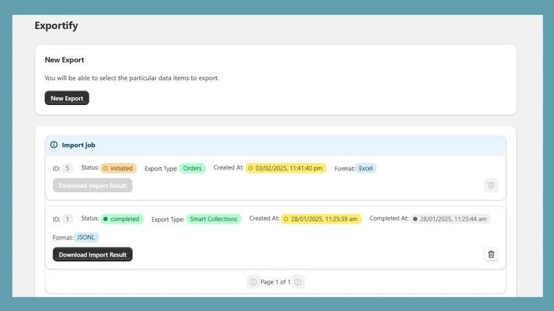 Exportify