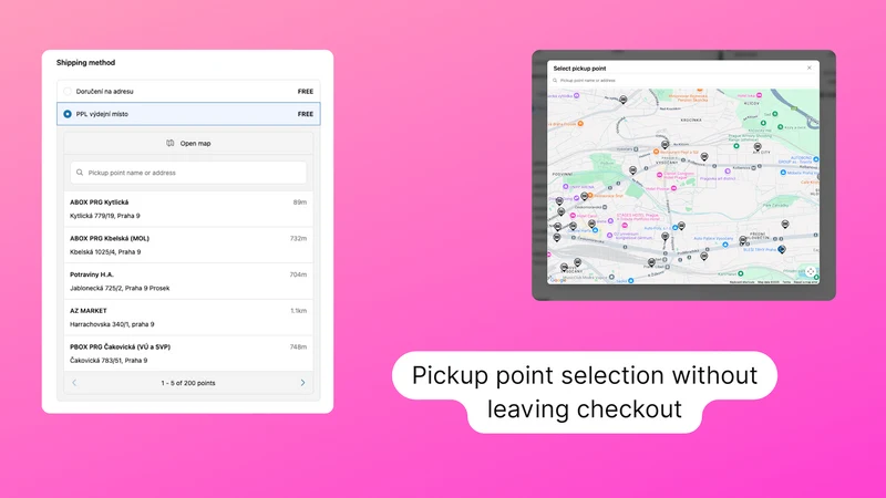 Nouta • PPL pickup points