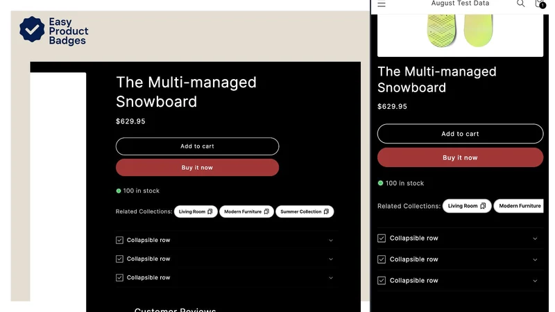 Easy Product Badges