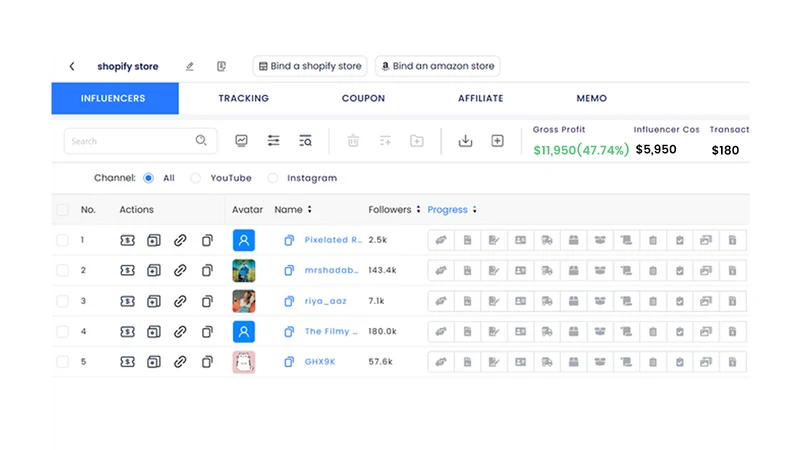 SBK Influencer Affiliate Hub