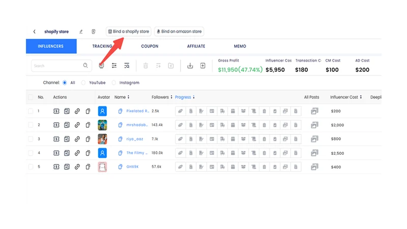 SBK Influencer Affiliate Hub