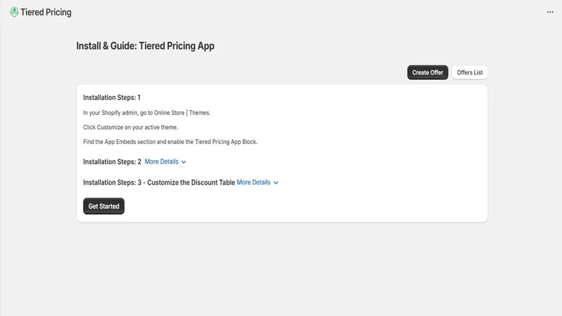 Valuapp ‑ Tier Pricing and MOQ