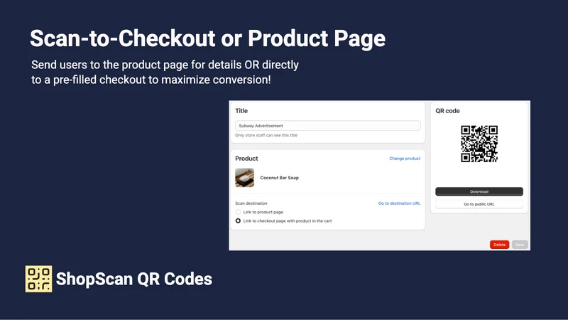 ShopScan QR Codes