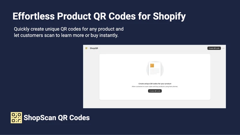ShopScan QR Codes