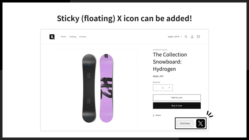 UR: Smart Sticky X Icon