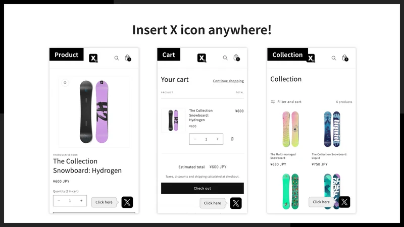 UR: Smart Sticky X Icon
