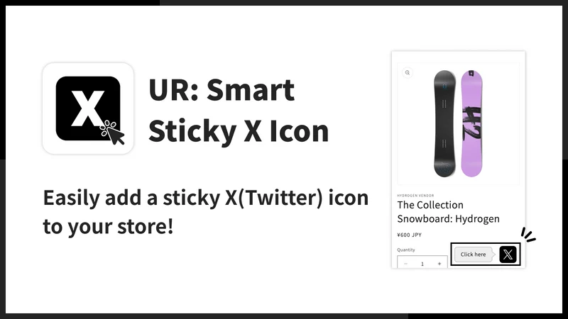 UR: Smart Sticky X Icon