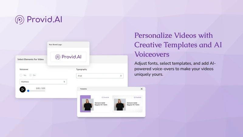 Provid.AI: Product Video Maker