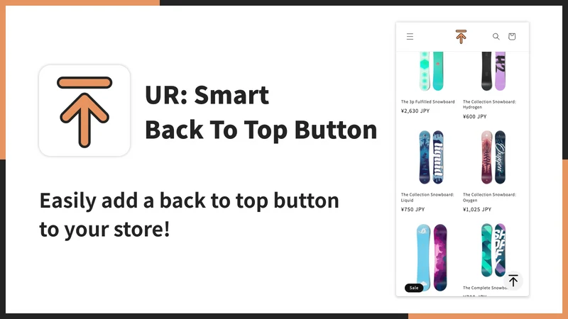 UR: Smart Back To Top Button
