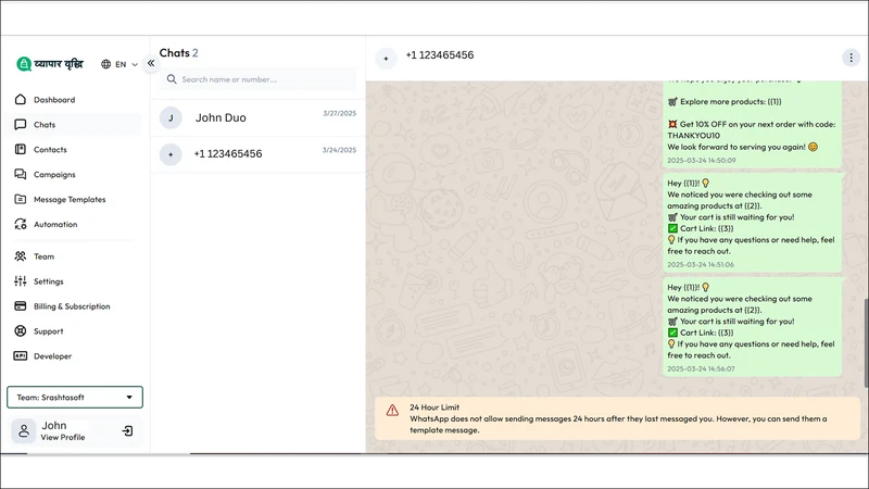 Srashta ‑ WhatsApp Marketing