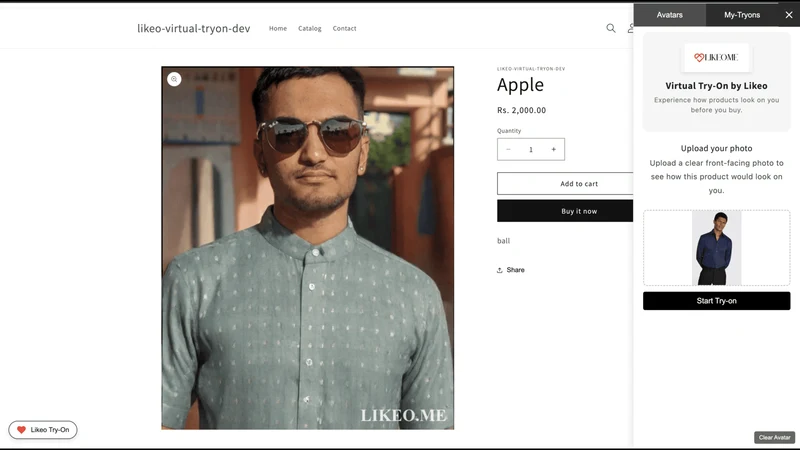 Likeo Virtual Try On