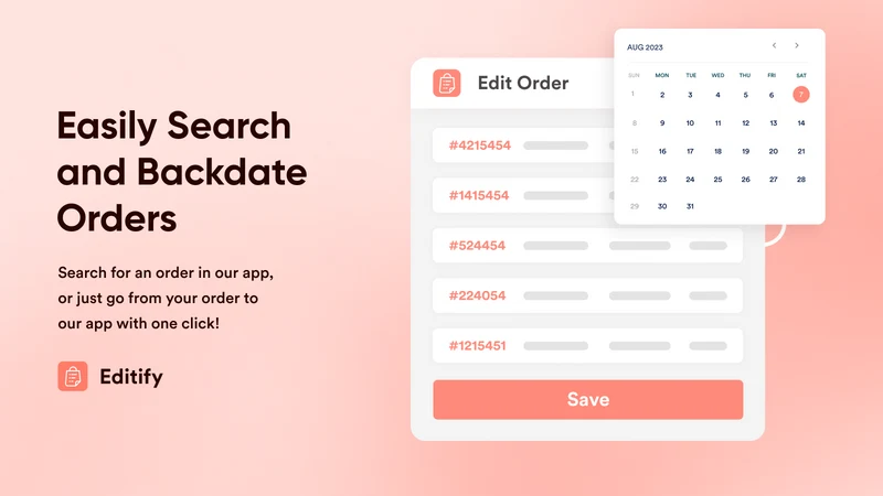 Editify Order Editing & Upsell