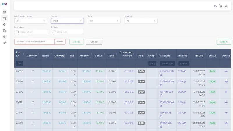 eComZone EU Dropshipping