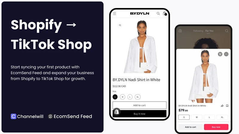 EcomSend TikTok Shop Connector