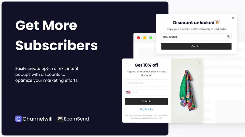 CW Email Popup Email Marketing