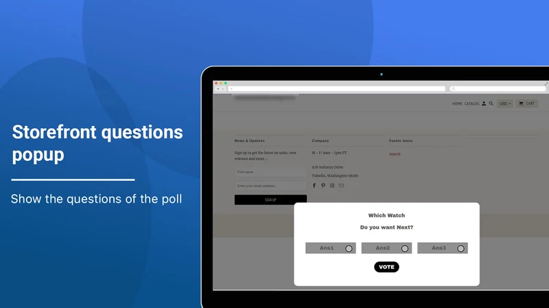 Metizsoft Easy Ecommerce Poll