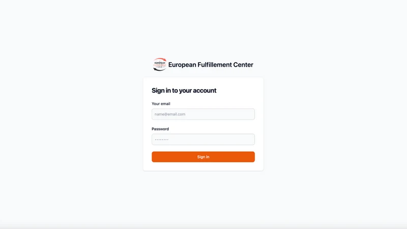 Ecomfulfillment.eu App