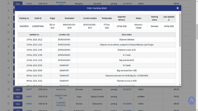 Ecom Express ‑ Shipping