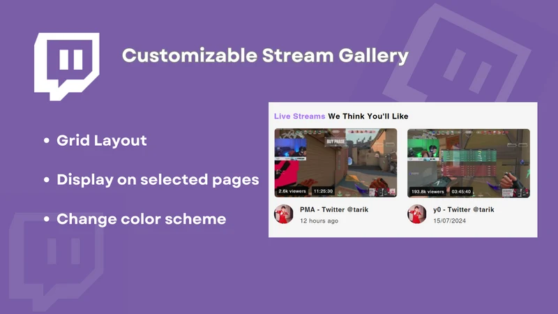 Ecom | Twtich Status & Gallery