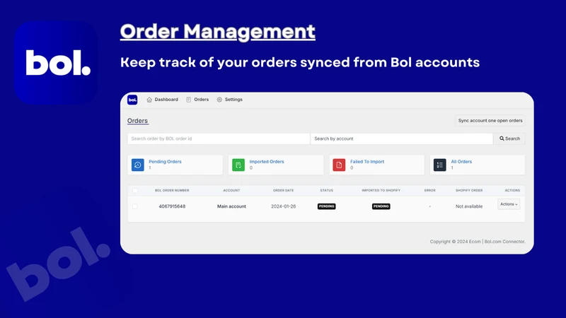 Ecom | Bol Open Importer