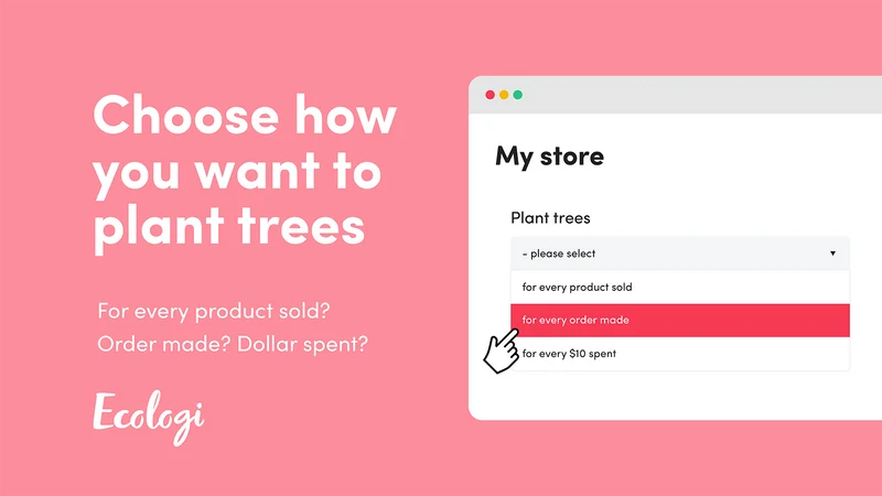 Ecologi: Plant Trees per Sale