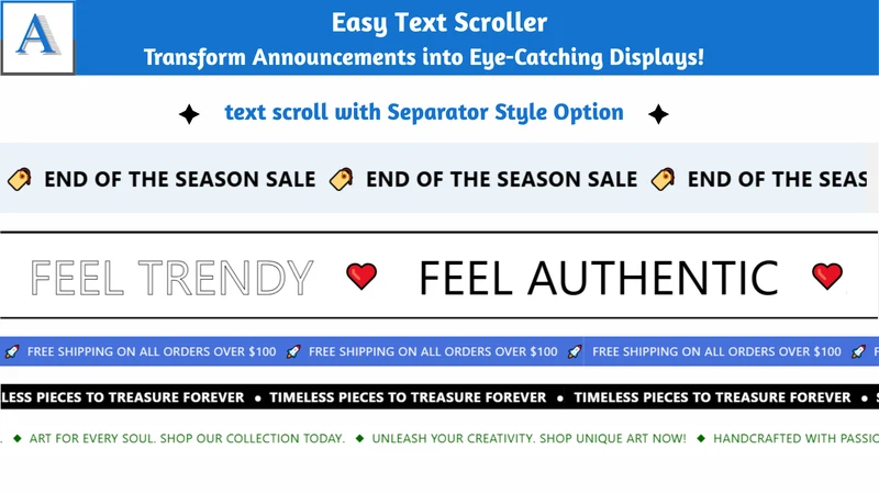 Announce ‑ Marquee Logo Slider