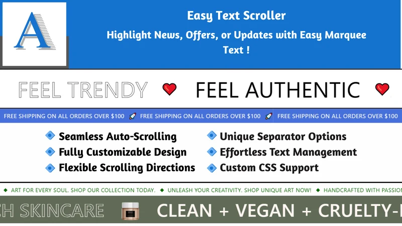 Announce ‑ Marquee Logo Slider
