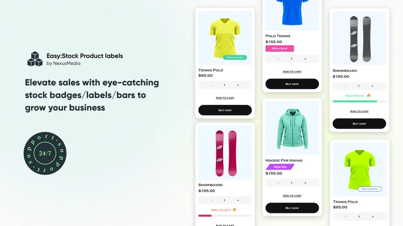 Easy:Stock ‑ Product Labels