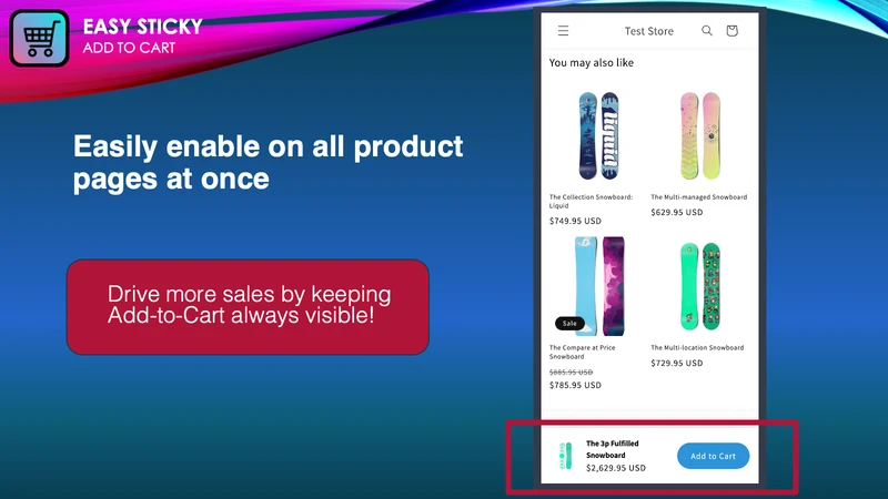 Easy: Sticky Add To Cart