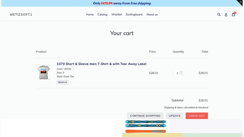MSPL Shipping Bar