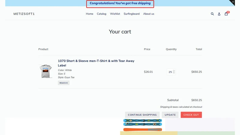 MSPL Shipping Bar