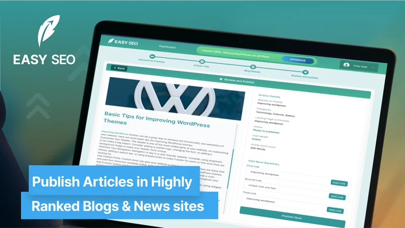Easy SEO ‑ Publish your Site