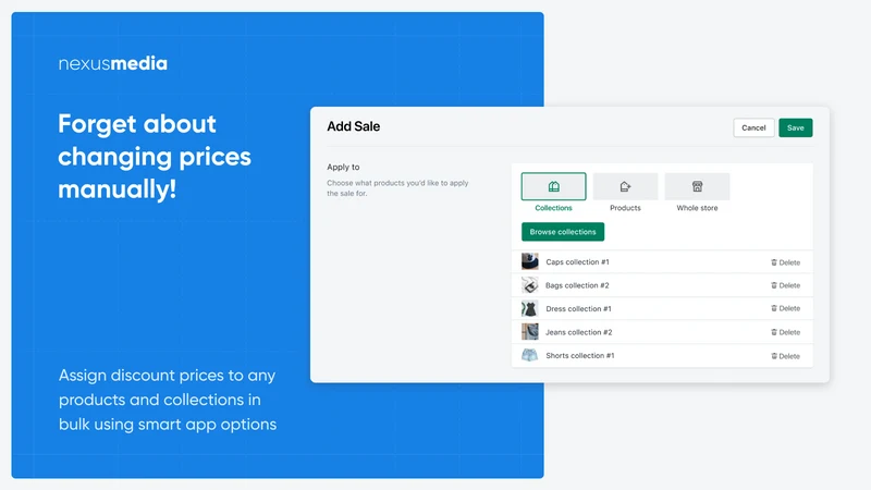 Easy:Sale Schedule Sales Price