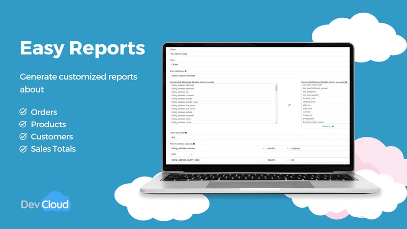 Easy Reports & Data Export