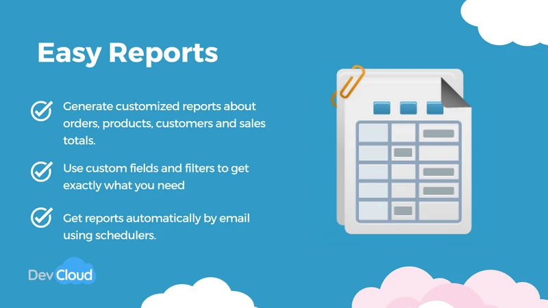 Easy Reports & Data Export