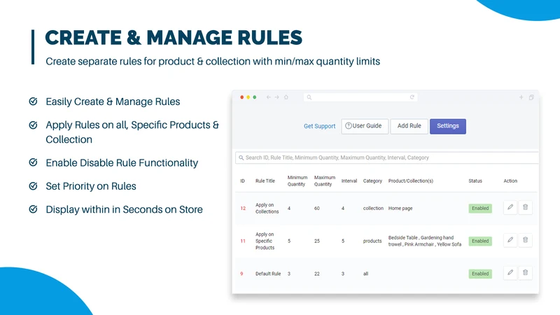 Extendons Quantity Selector