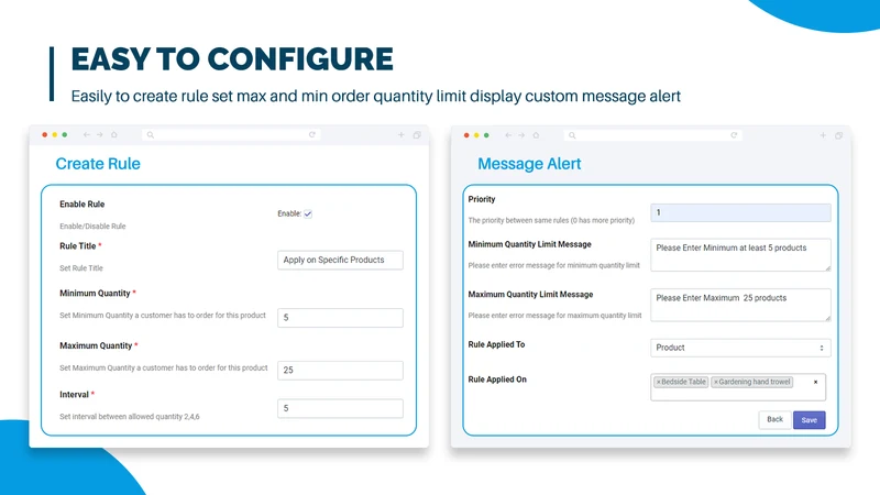 Extendons Quantity Selector