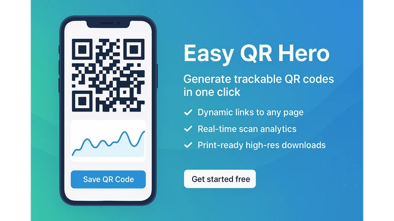 Easy‑QR Hero QR Code Generator