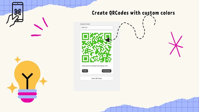 Easy‑QR Hero QR Code Generator
