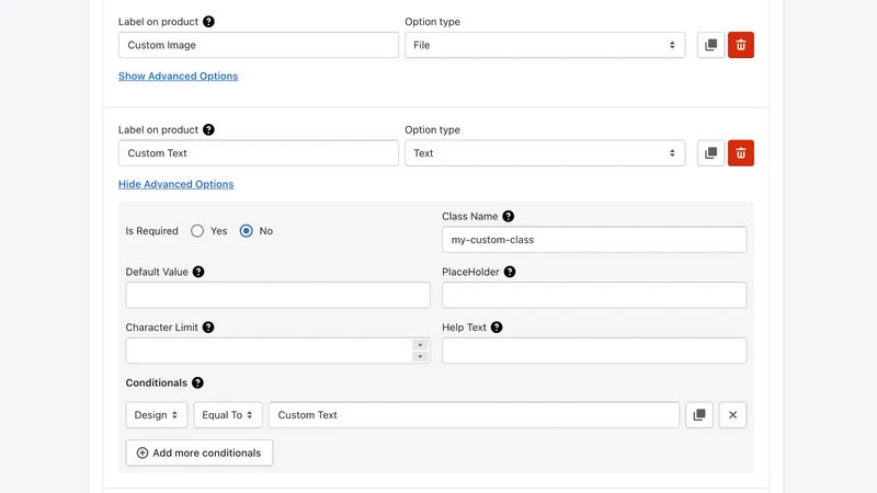 Easy Infinite Options