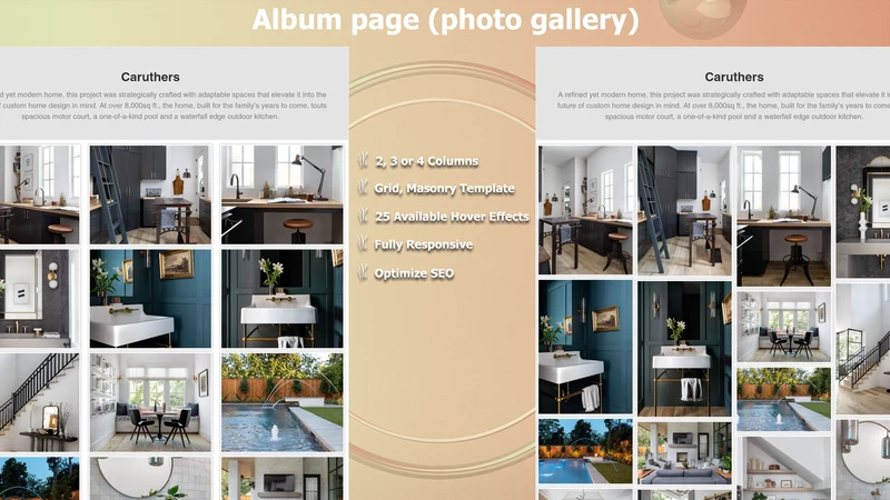 Pavo Photo Gallery PDF Catalog