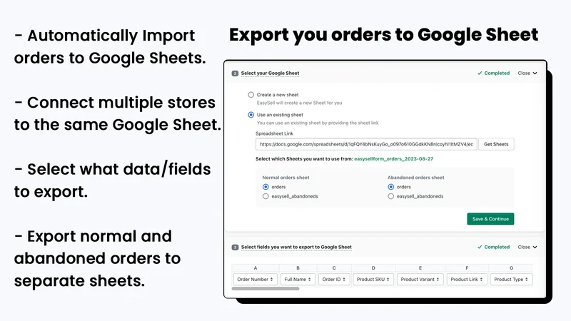 EasySell COD Form & Upsells