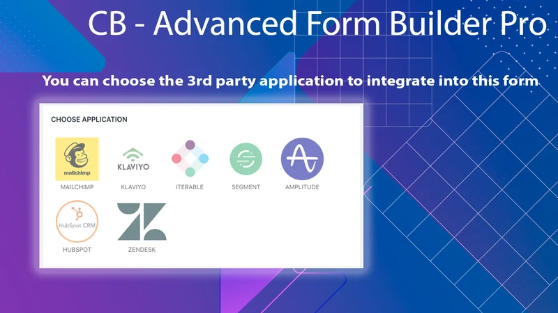 CB ‑ Advanced Form Builder Pro