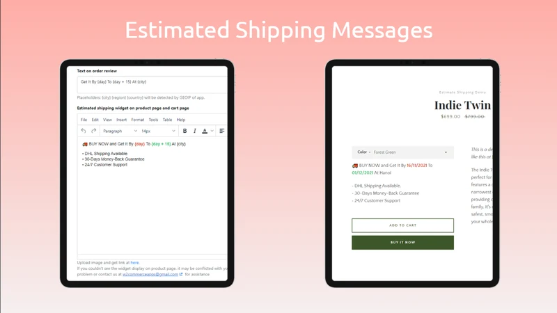 Easy Estimate Shipping