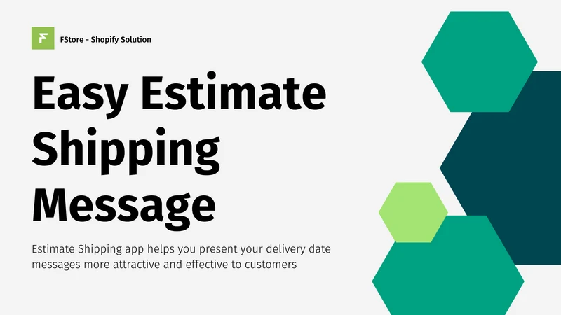 Easy Estimate Shipping