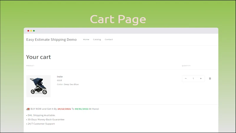 Easy Estimate Shipping