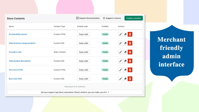 Easy HTML, CSS Content Embed