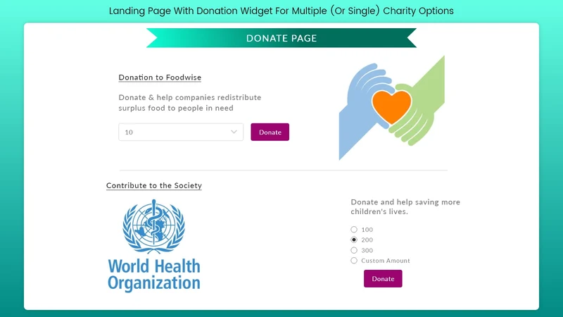 Zestard ‑ Easy Donation