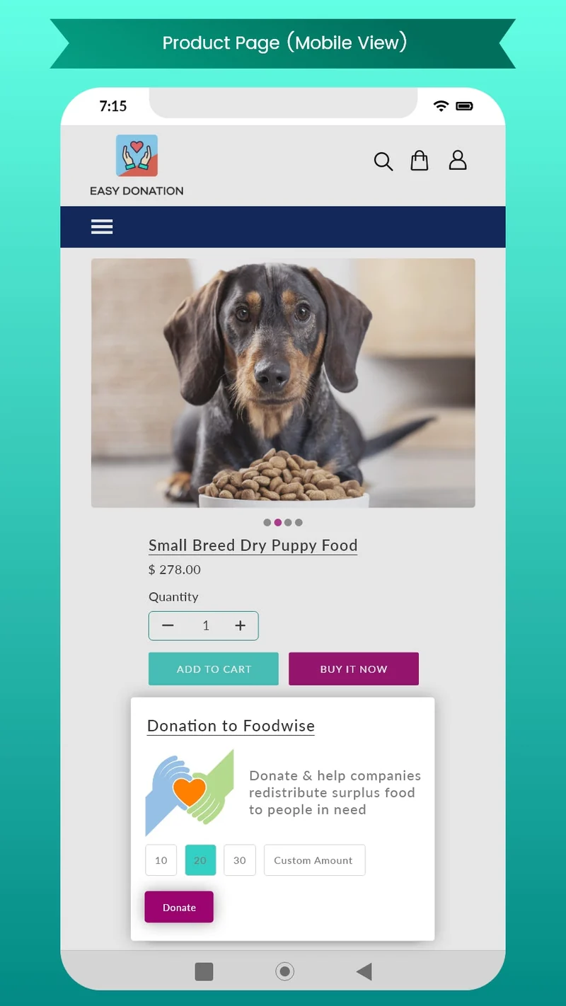 Zestard ‑ Easy Donation